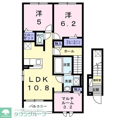 アンソレイユもみじ山の物件間取画像
